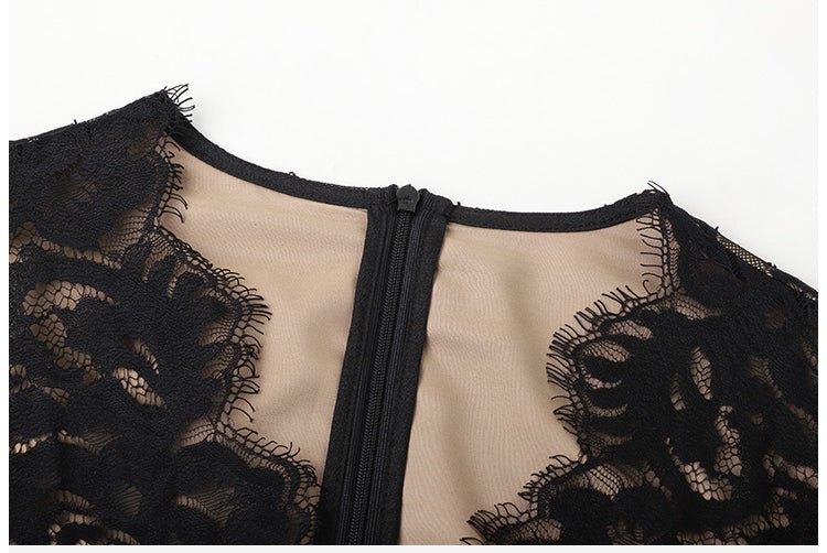 Czarna Sukienka Vintage Z Lat 40. XX Wieku