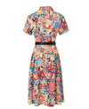 Letnia Sukienka Vintage Z Lat 40