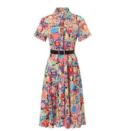 Letnia Sukienka Vintage Z Lat 40