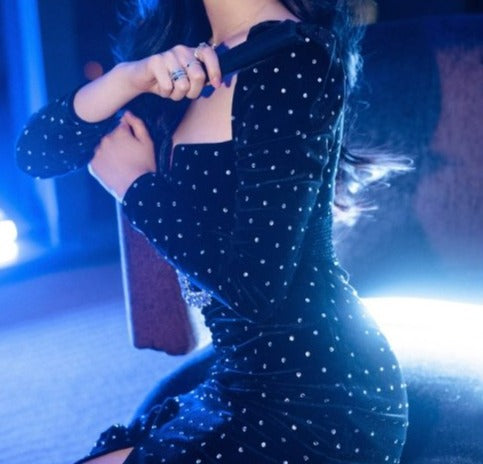 Czarująca Sukienka Vintage Z Lat 40