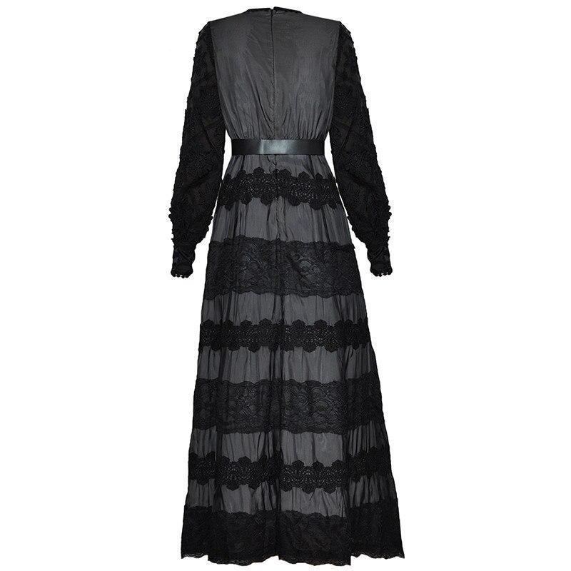 Sukienka Z Latarniowymi Rękawami W Stylu Lat 40