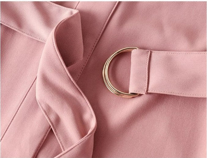 Różowa Sukienka Oldschoolowa Z Lat 40