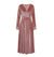 Sukienka Vintage Z Lat 40. Gładki Róż