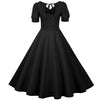 Czarna Sukienka Vintage Z Lat 50