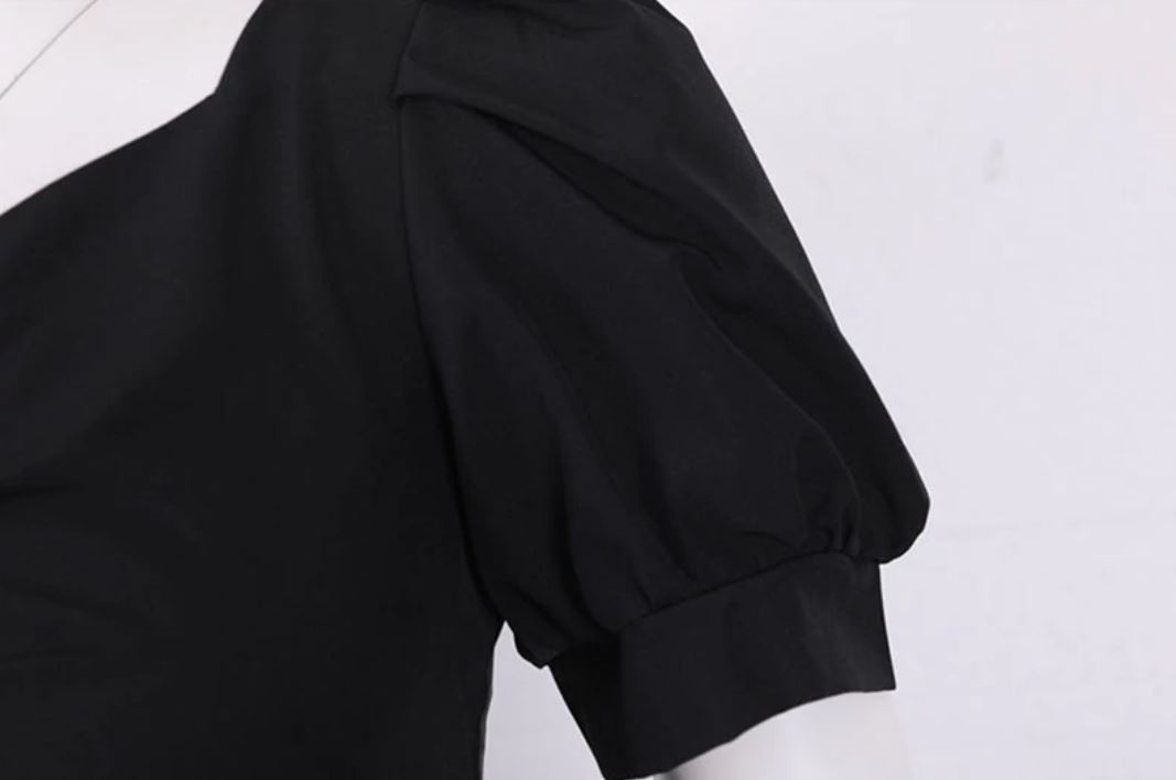 Czarna Sukienka Vintage Z Lat 50