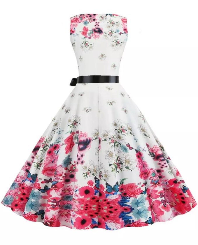 Sukienka Vintage Z Lat 50