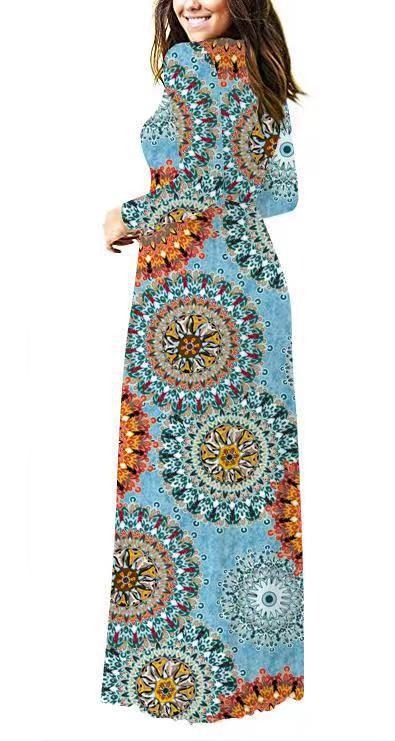 Kwiecista Sukienka Hipisowska