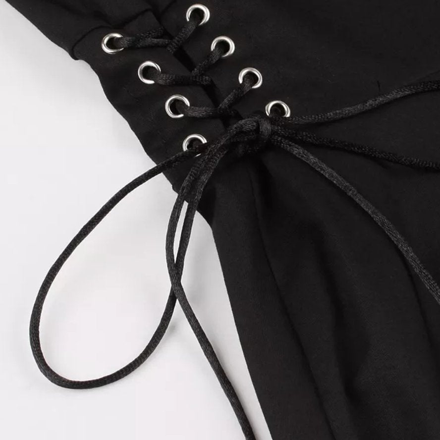 Beżowa Sukienka W Stylu Pająka