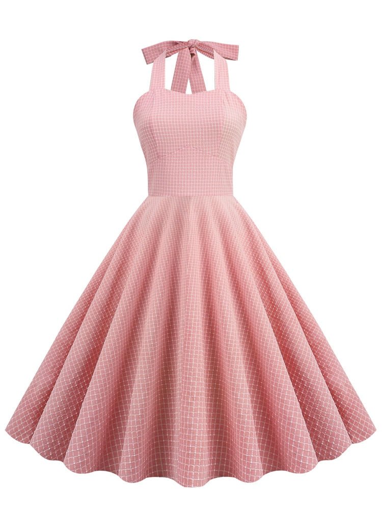 Różowa Sukienka Pin-Up