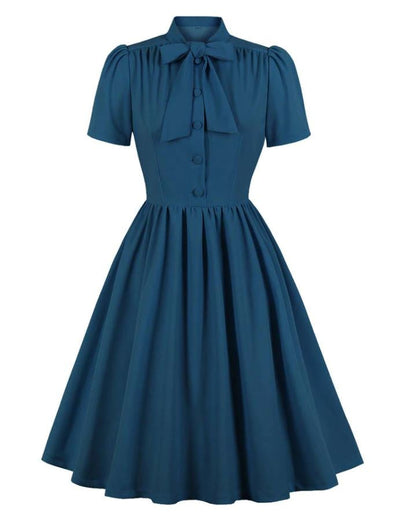 Niebieska Sukienka Vintage BCBG