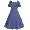 Sukienka Z Lat 50. Royal Blue