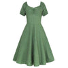 Zielona Sukienka Z Lat 50