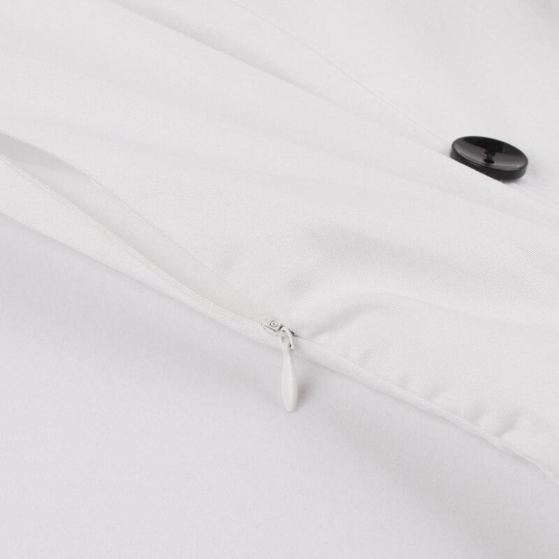 Biała Sukienka Rockabilly W Stylu Vintage