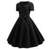 Czarna Sukienka Vintage Boogie Woogie