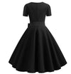 Czarna Sukienka Vintage Boogie Woogie