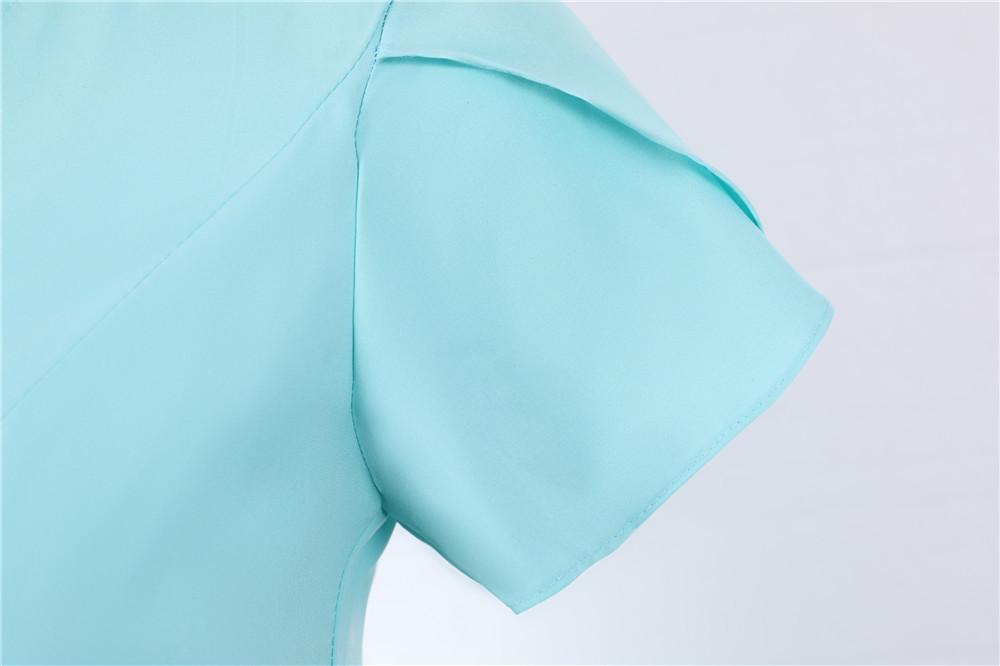 Guziki Vintage Dress Niebieski