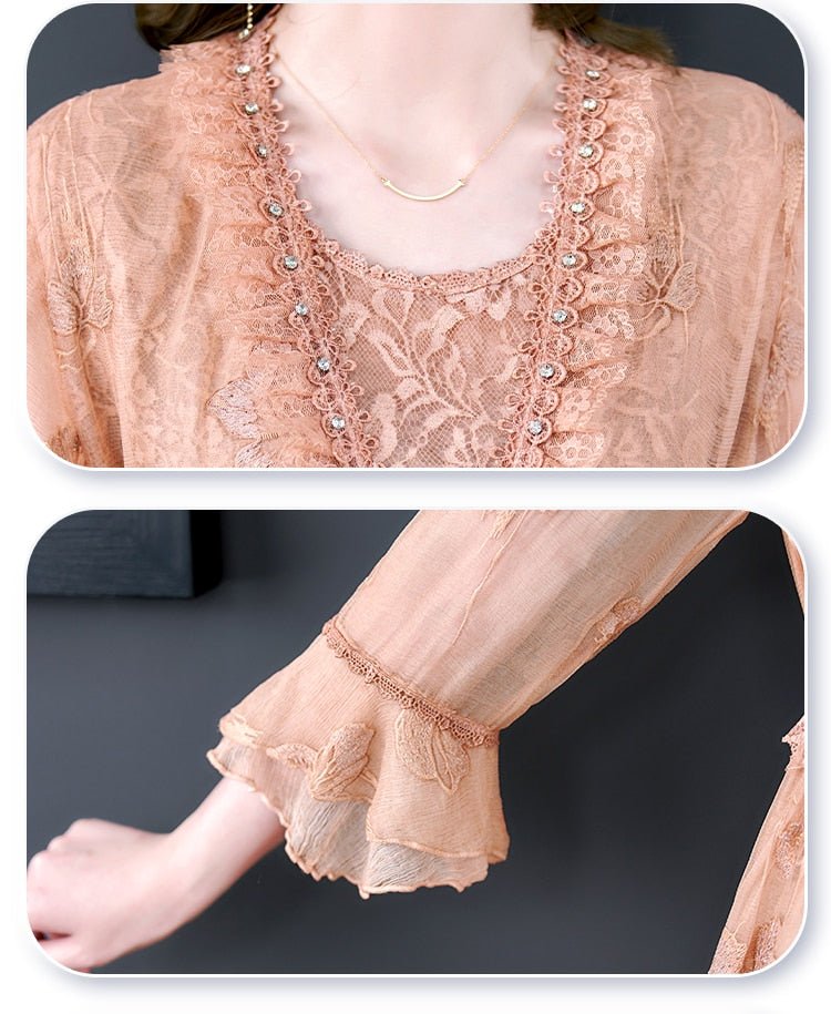 Sukienka W Stylu Vintage Z Kwiatowym Haftem