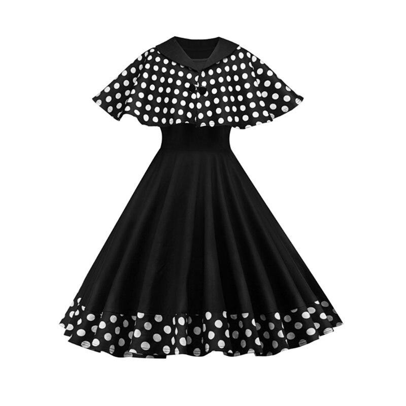 Sukienka Peleryna W Stylu Vintage