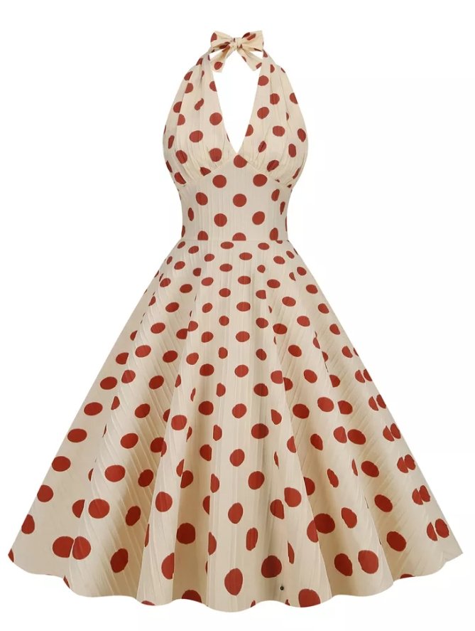 Letnia Sukienka W Stylu Retro