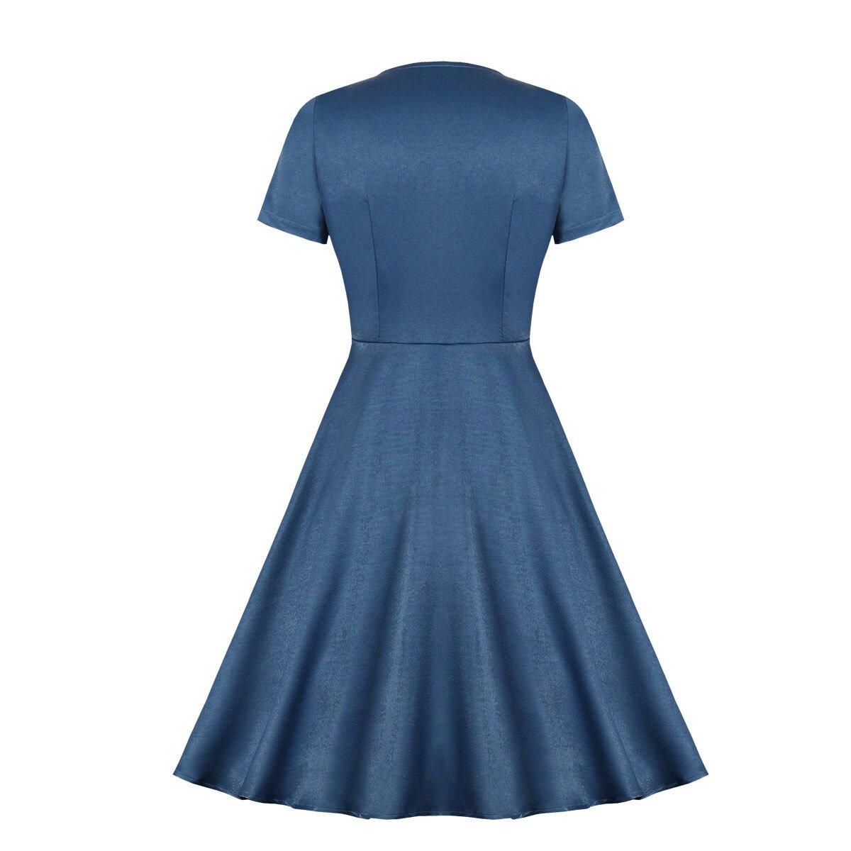 Sukienka Vintage Z Dekoltem W Łódkę