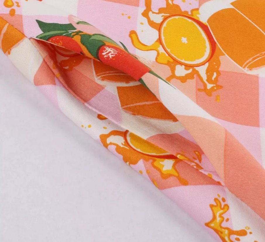 Kwiecista Różowa Sukienka Vintage Z Okrągłym Dekoltem