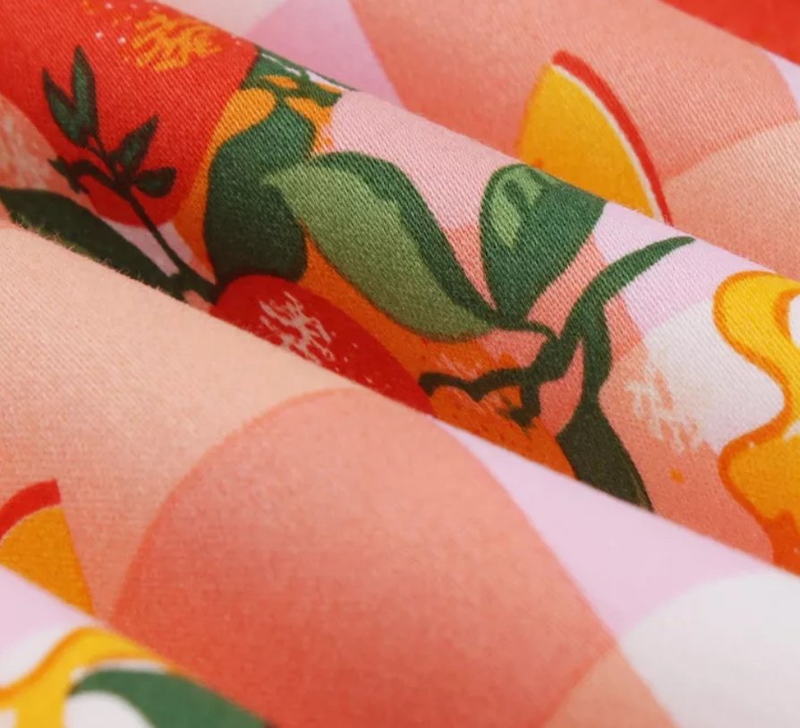 Kwiecista Różowa Sukienka Vintage Z Okrągłym Dekoltem