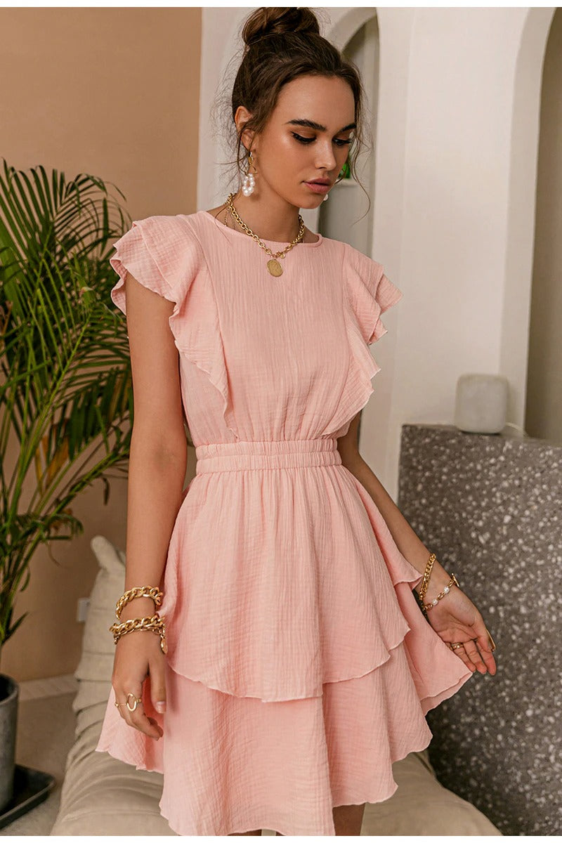 Bawełniana Sukienka W Stylu Vintage