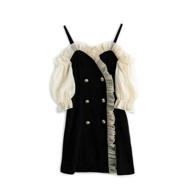 Krótka Sukienka W Stylu Vintage