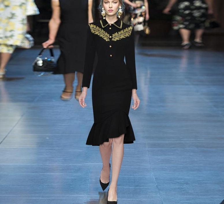 Sukienka W Stylu Vintage Z Lat 40. XX Wieku