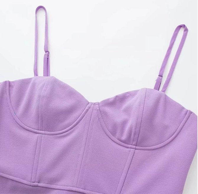 Sukienka Ołówkowa Vintage, Lata 40., Lawenda