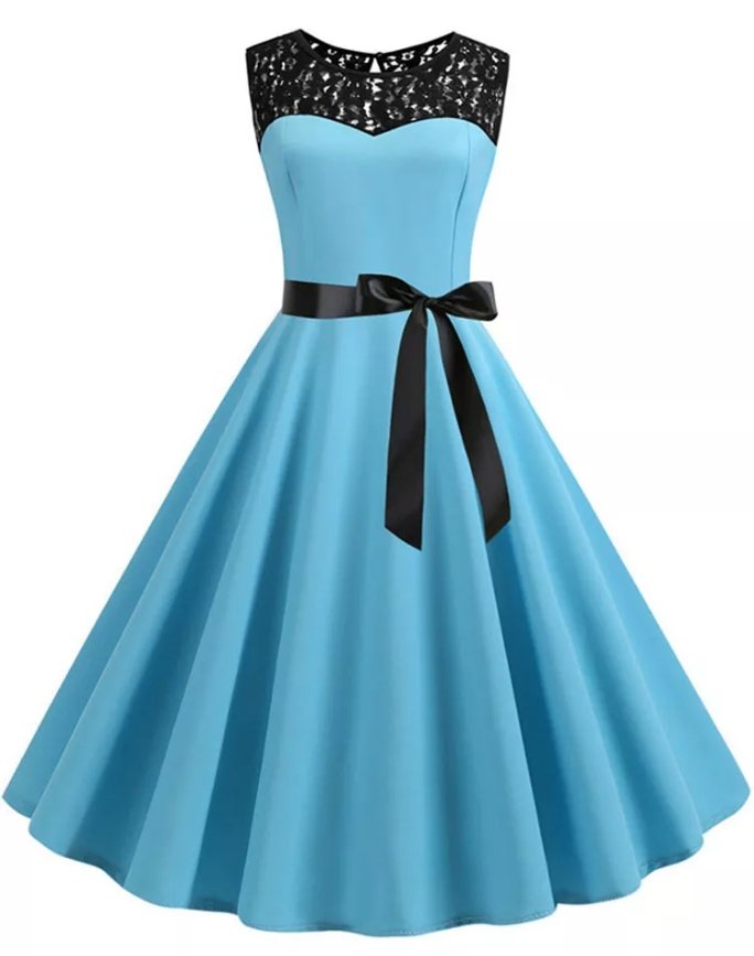 Pastelowa Sukienka Druhna W Stylu Vintage