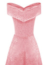 Różowa Sukienka Druhna Vintage