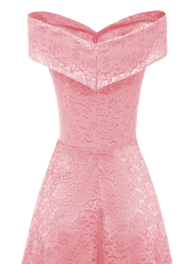 Różowa Sukienka Druhna Vintage