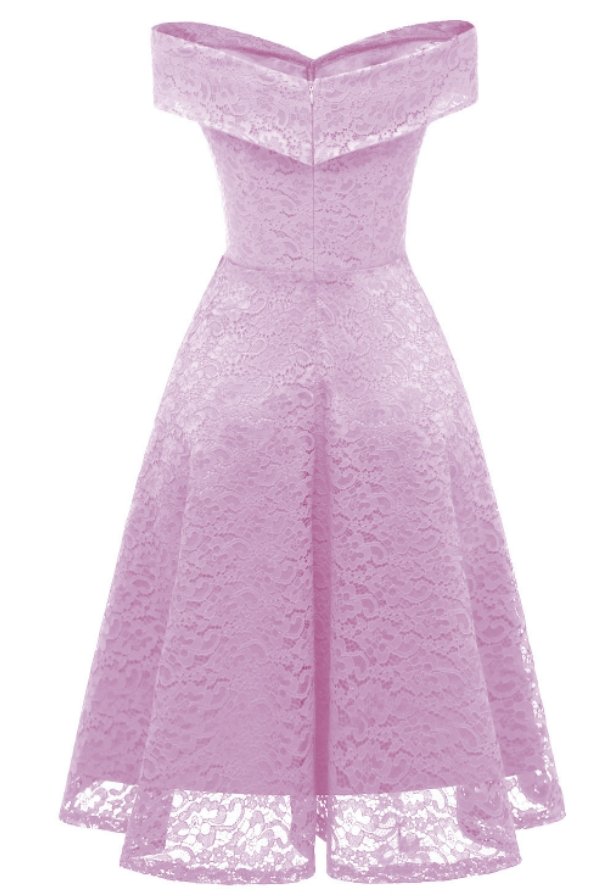 Fioletowa Sukienka Druhna W Stylu Vintage