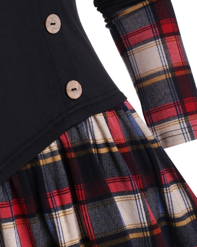 Czarna Sukienka Vintage W Szkocji