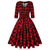 Czerwona Sukienka Vintage W Szkocji