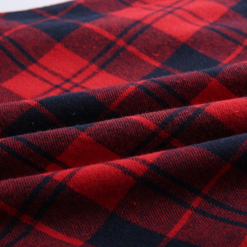 Sukienka Vintage Z Odsłoniętymi Ramionami W Szkocką Kratę