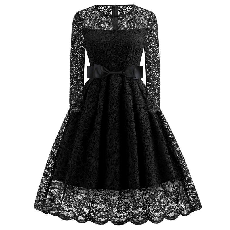 Czarna Galowa Sukienka W Stylu Vintage