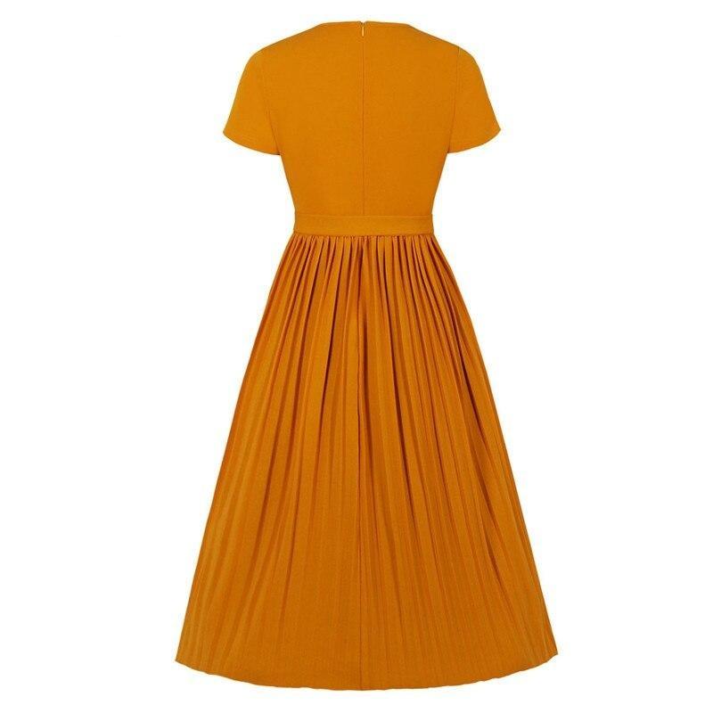 Imbirowa Sukienka Vintage