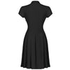 Czarna Sukienka Vintage W Rozmiarze Plus Z Lat 50