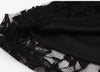 Czarna Koronkowa Sukienka Vintage Plus Size