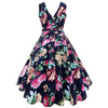 Kwiecista Sukienka Vintage Plus Size