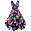Kwiecista Sukienka Vintage Plus Size