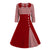Sukienka Z Lat 60  Czerwony