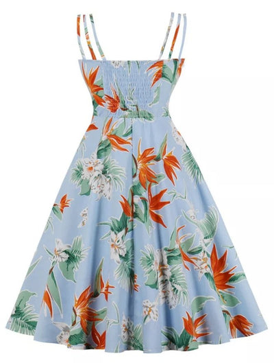 Sukienka Vintage Plus Size W Stokrotki Nature
