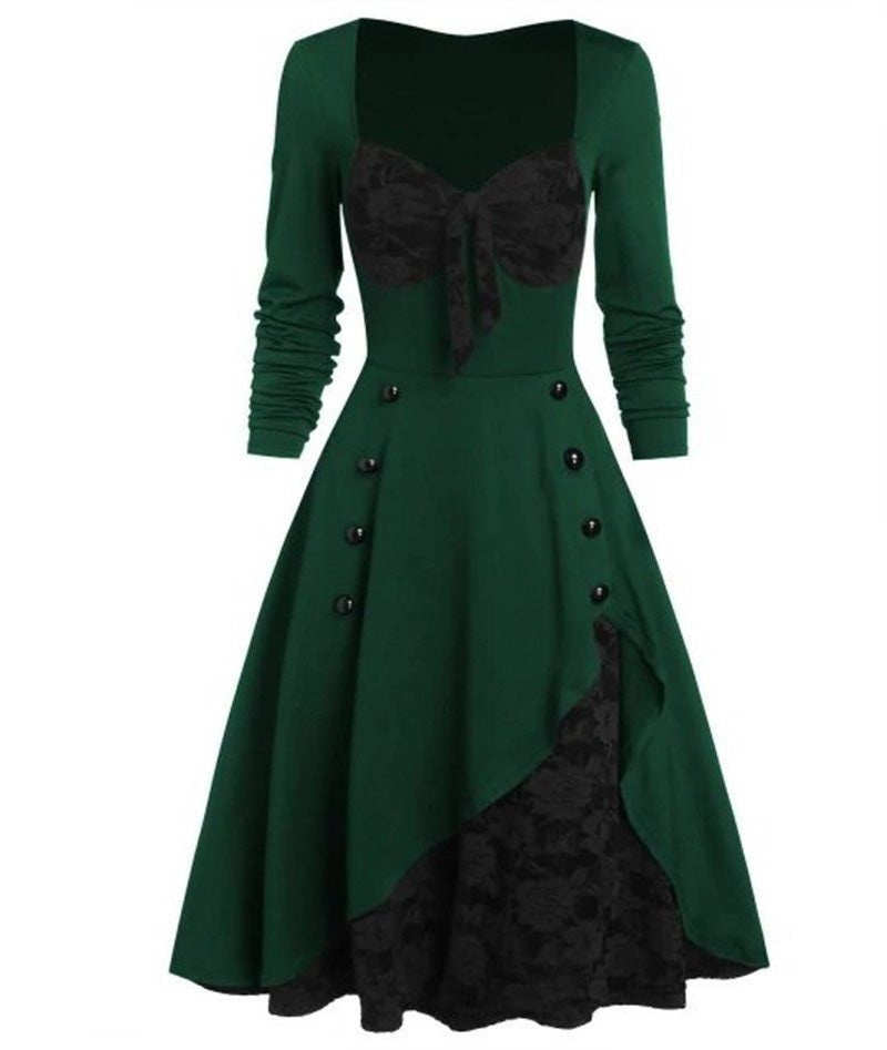 Sukienka W Stylu Retro W Dużych Rozmiarach