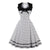 Biała Sukienka W Stylu Retro W Stylu Vintage Plus Size