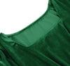 Zielona Satynowa Sukienka Vintage Plus Size