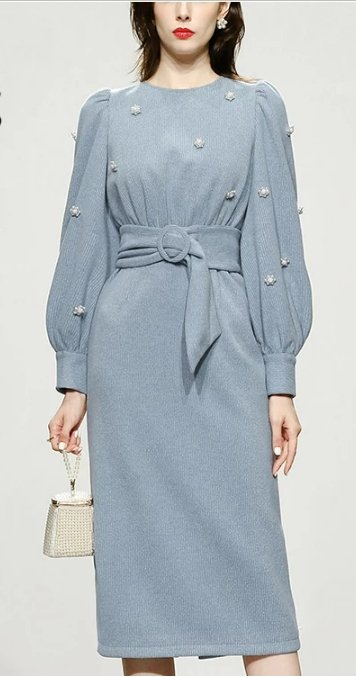 Sukienka Vintage Haute Couture Z Lat 40