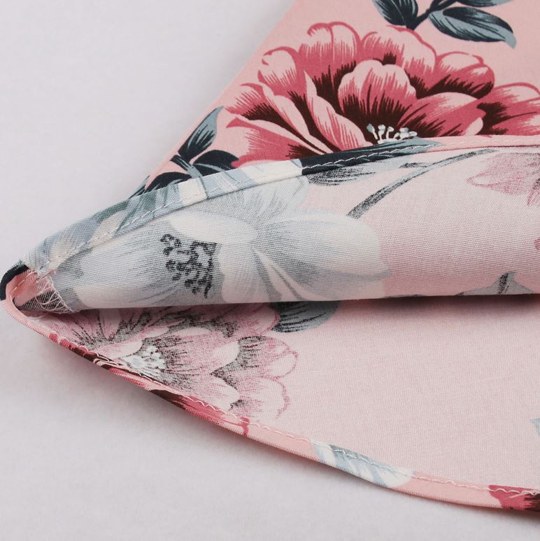 Różowa Sukienka Vintage Hepburn